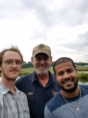 Lab members (from left to right: Nathan, John, Amit)